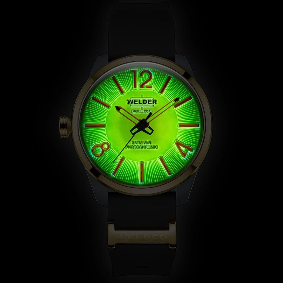 Welder Moody WWRL1011 Quartz Silikon Siyah 46 mm Erkek Kol Saati