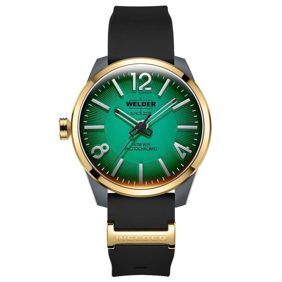 Welder Moody WWRL1011 Quartz Silikon Siyah 46 mm Erkek Kol Saati