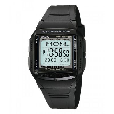 Casio DB-36-1AVDF Quartz Silikon Siyah 37 mm Erkek Kol Saati