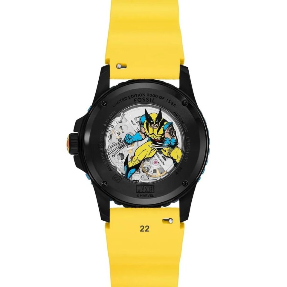 Fossil FLE1195SET Marvel x Fossil Limited Edition WOLVERINE Erkek Kol Saati