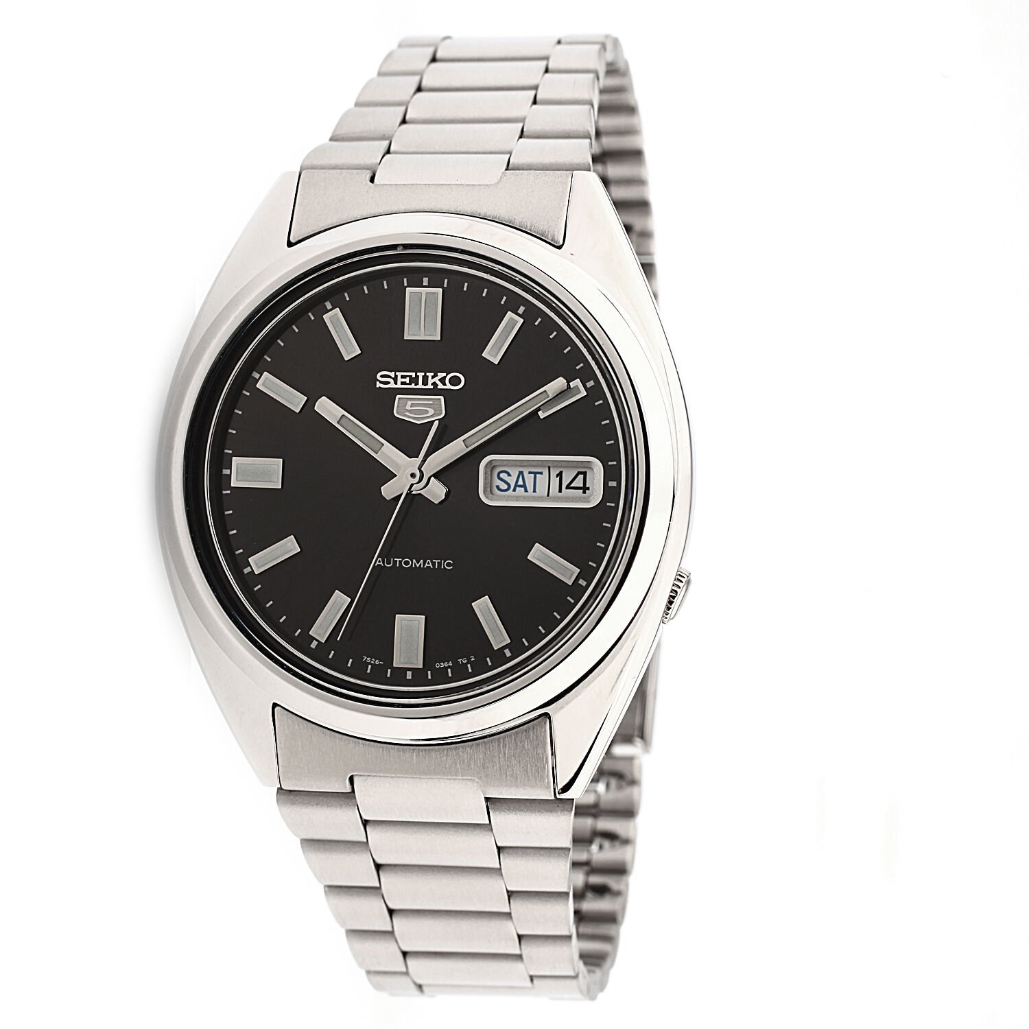 Seiko 5 SNXS79K1 Otomatik Çelik Gri Siyah Kadran 39 mm Erkek Kol Saati