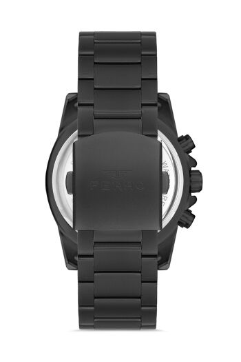 Ferro FM31300A-V Quartz Çelik Siyah 44 mm Erkek Kol Saati