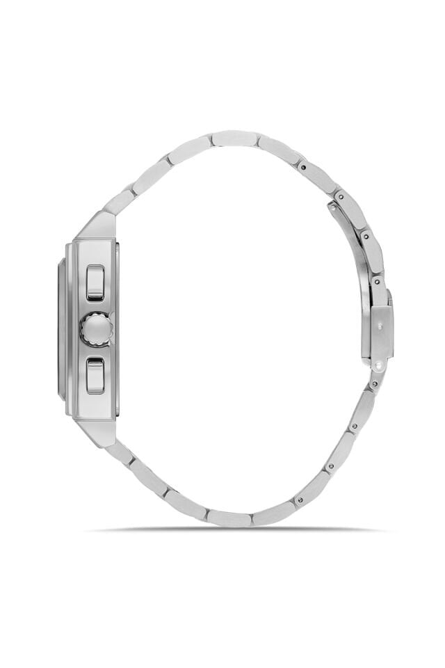 Ferro Gümüş Çelik Kordon Erkek Kordl Saata FM11553AWT-A2 Fonksiyonları Aktif 3 ATM Su Geçirmez