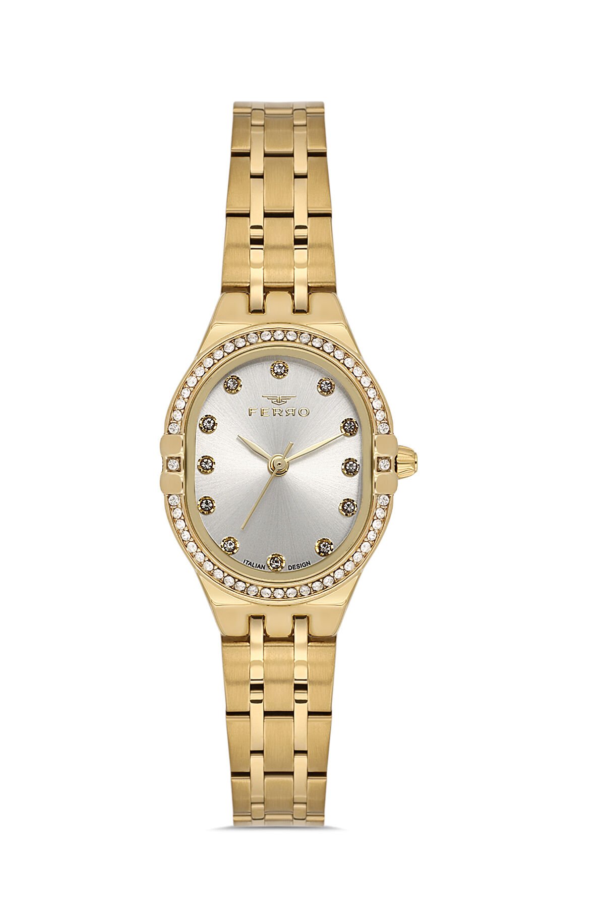 Ferro Sarı Çelik Kordon Kadın Kol Saati FL21645A-B