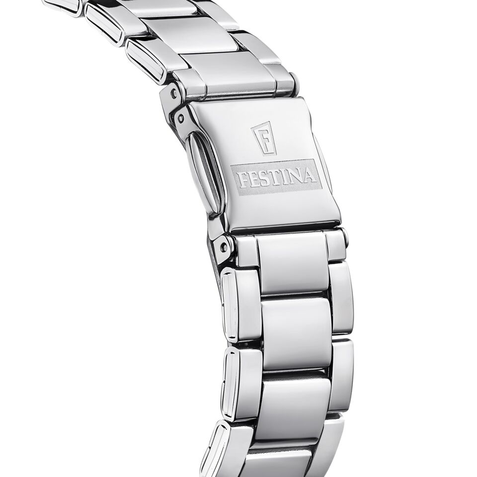 Festina F20622/I Quartz Çelik Gri Mavi Kadran 37 mm Kadın Kol Saati