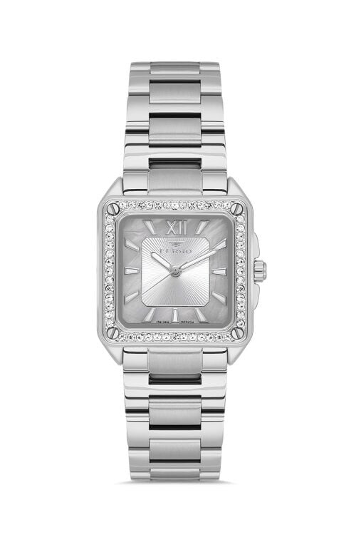 Ferro Gümüş Çelik Kordon Kadın Kol Saati FL21513A-A