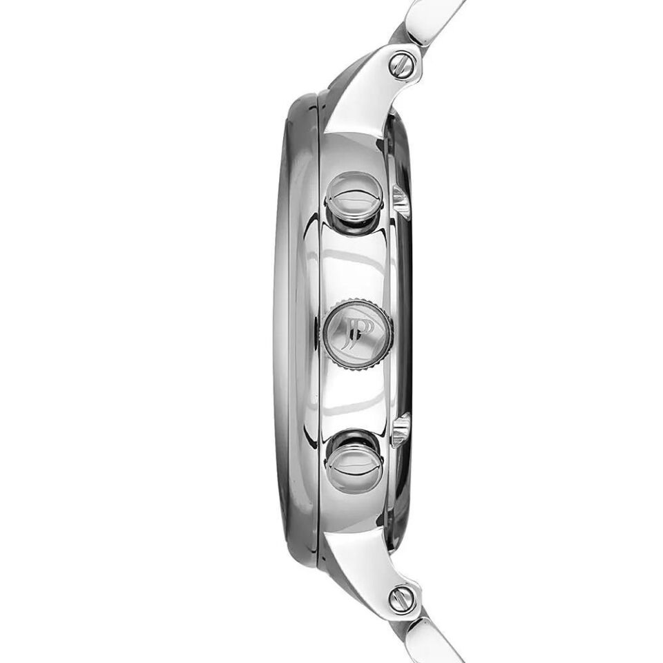 Jacques Philippe JPQGC021336 Swiss Made Quartz  Çelik Gri Mavi Kadran 44 mm Erkek Kol Saati