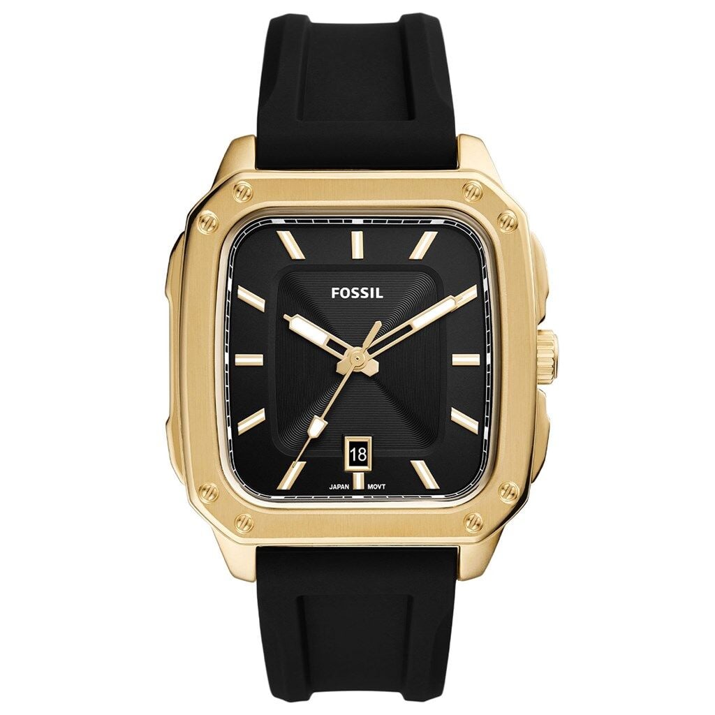 Fossil FFS5981 Quartz Silikon Siyah 42 mm Kadın Kol Saati