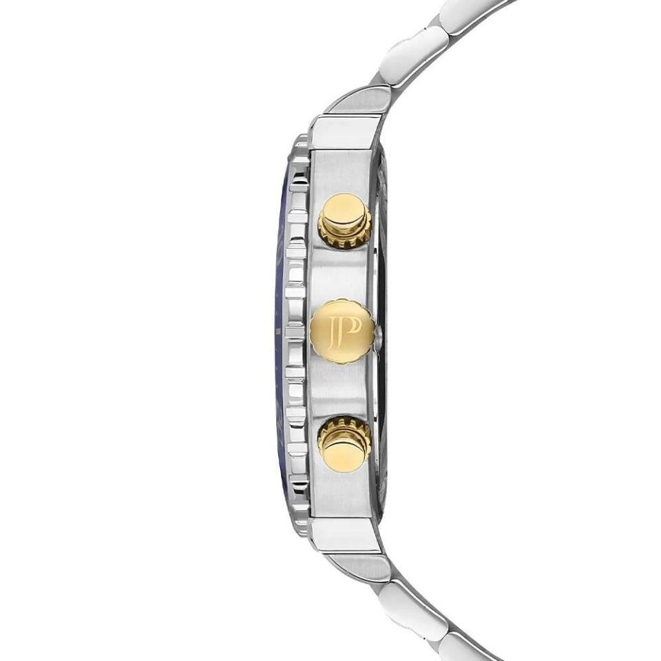 Jacques Philippe JPQGC201338N Quartz Swiss Made Çelik Altın/ Gri 45 mm Erkek Kol Saati