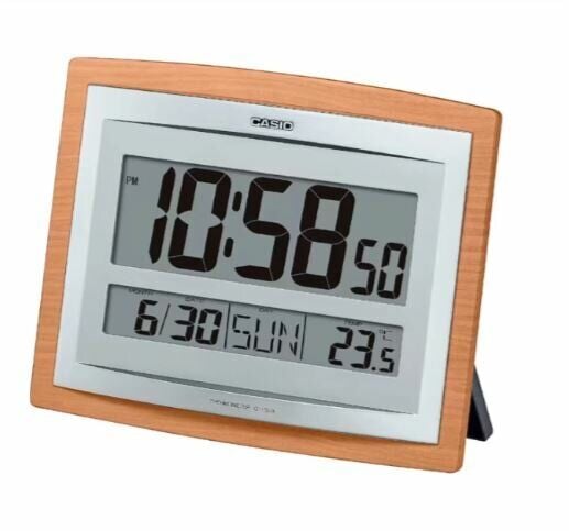 Casio ID-15SA-5DF Quartz Ahşap Duvar Saati