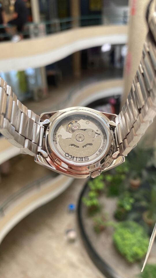 Seiko 5 SNKL43K1S Otomatik Çelik Gri Mavi Kadran 38 mm Erkek Kol Saati