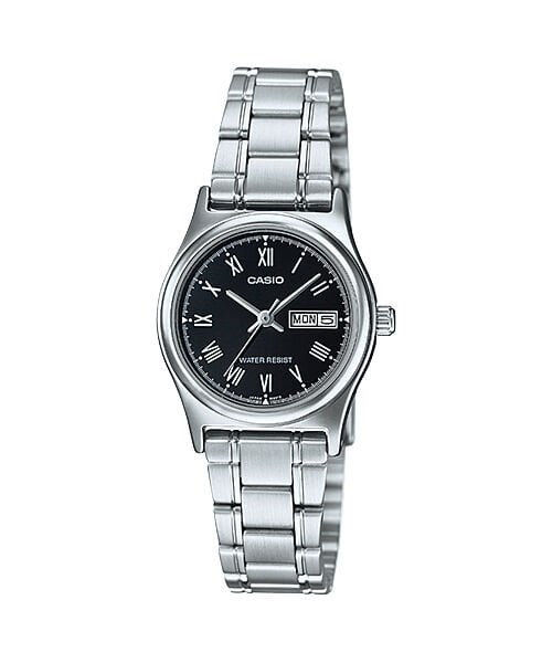 Casio LTP-V006D-1BUDF Quartz Çelik Gri Siyah Kadran 25 mm Kadın Kol Saati