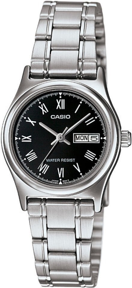 Casio LTP-V006D-1BUDF Quartz Çelik Gri Siyah Kadran 25 mm Kadın Kol Saati