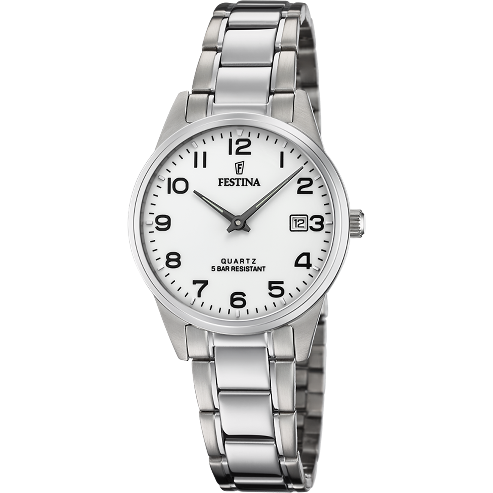 Festina F20509/1 Quartz Çelik Gri Beyaz Kadran 31 mm Kadın Kol Saati