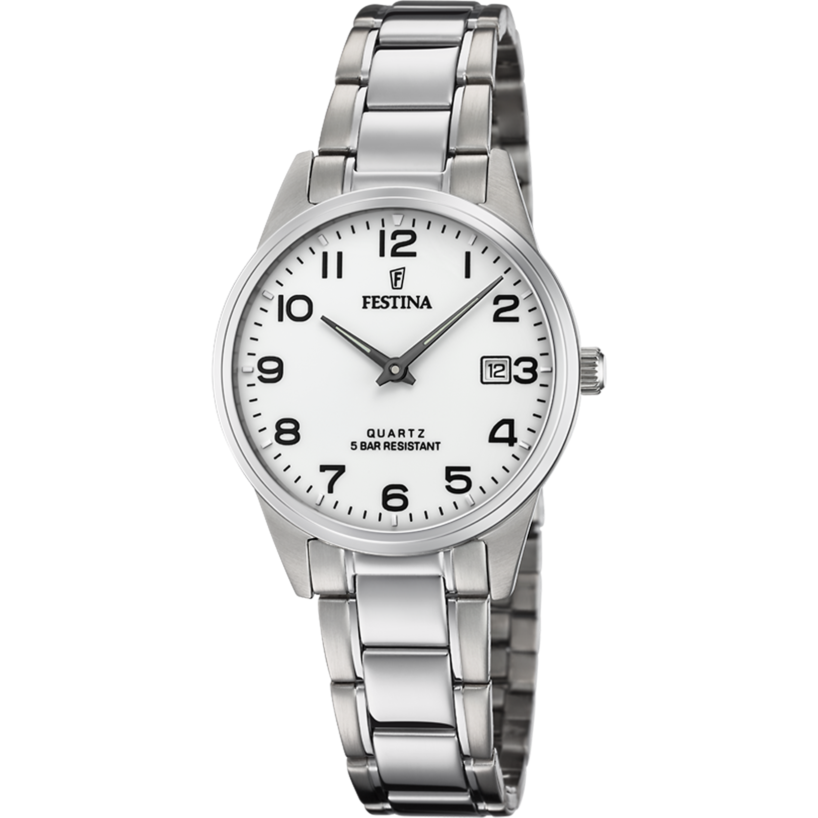 Festina F20509/1 Quartz Çelik Gri Beyaz Kadran 31 mm Kadın Kol Saati
