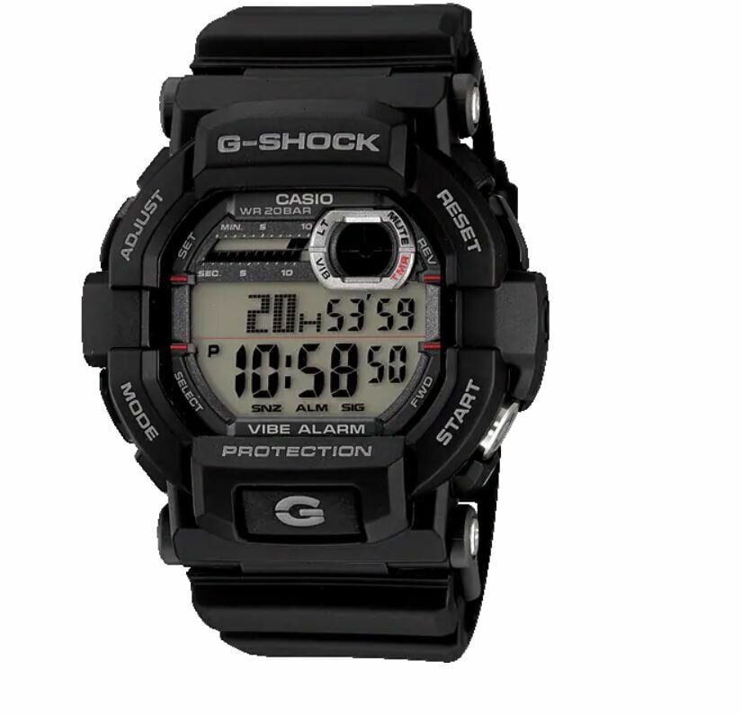 Casio GD-350-1EDR G-Shock Quartz Silikon Siyah 20 ATM 51 mm Erkek Kol Saati