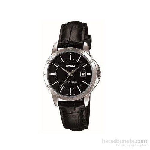 Casio LTP-V004L-1AUDF Quartz Deri Siyah 25 mm Kadın Kol Saati