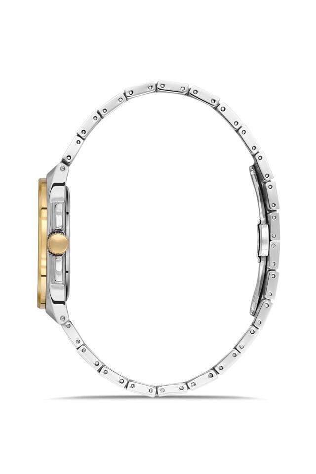 Ferro FM40160A-D Quartz Çelik Sarı-Gri 42 mm Erkek Kol Saati