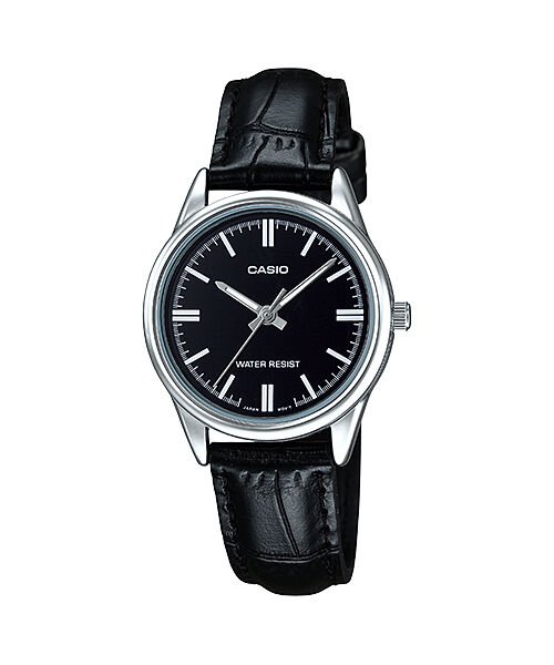 Casio LTP-V005L-1AUDF Quartz Deri Siyah 28 mm Kadın Kol Saati