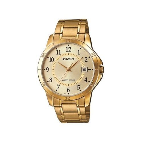 Casio MTP-V004G-9BUDF Quartz Çelik Altın Rengi 42 mm Erkek Kol Saati