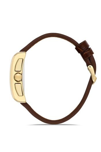 Ferro FM11465BWT-O Kahverengi Deri Kordon 38 mm Erkek Kol Saati