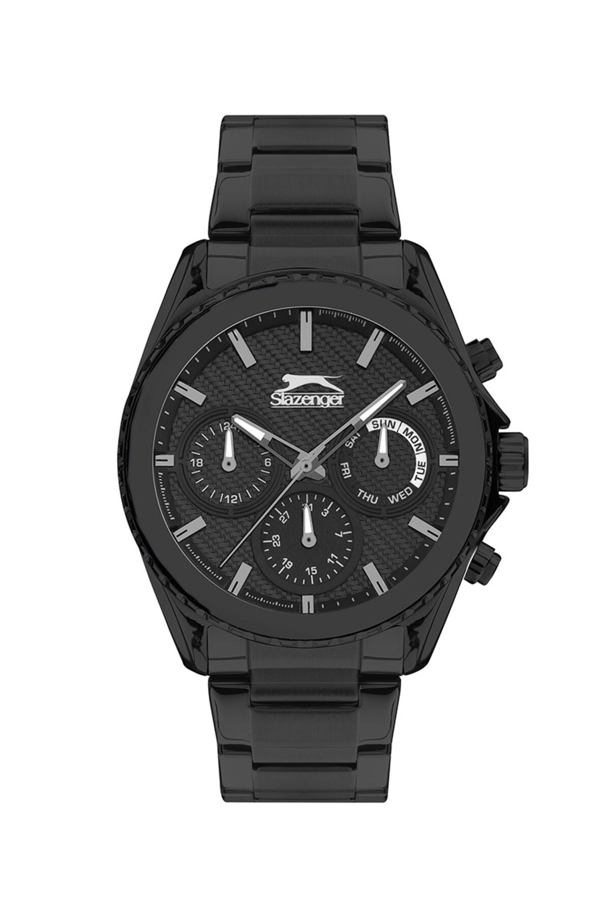 Slazenger Sl.09.2022.2.04 Quartz Çelik Siyah 44 mm Erkek Kol Saati