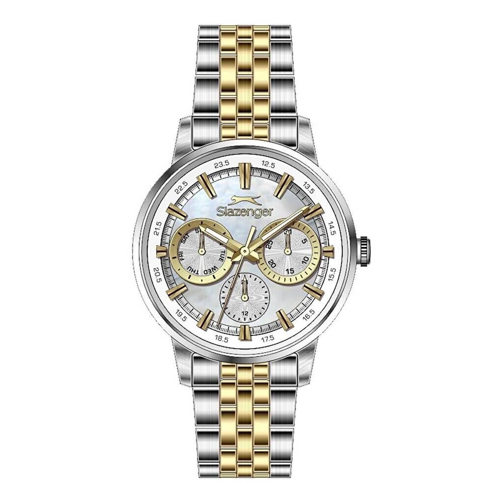 Slazenger SL.09.2454.4.09 Quartz Çelik Altın/Gri 34 mm Kadın Kol Saati