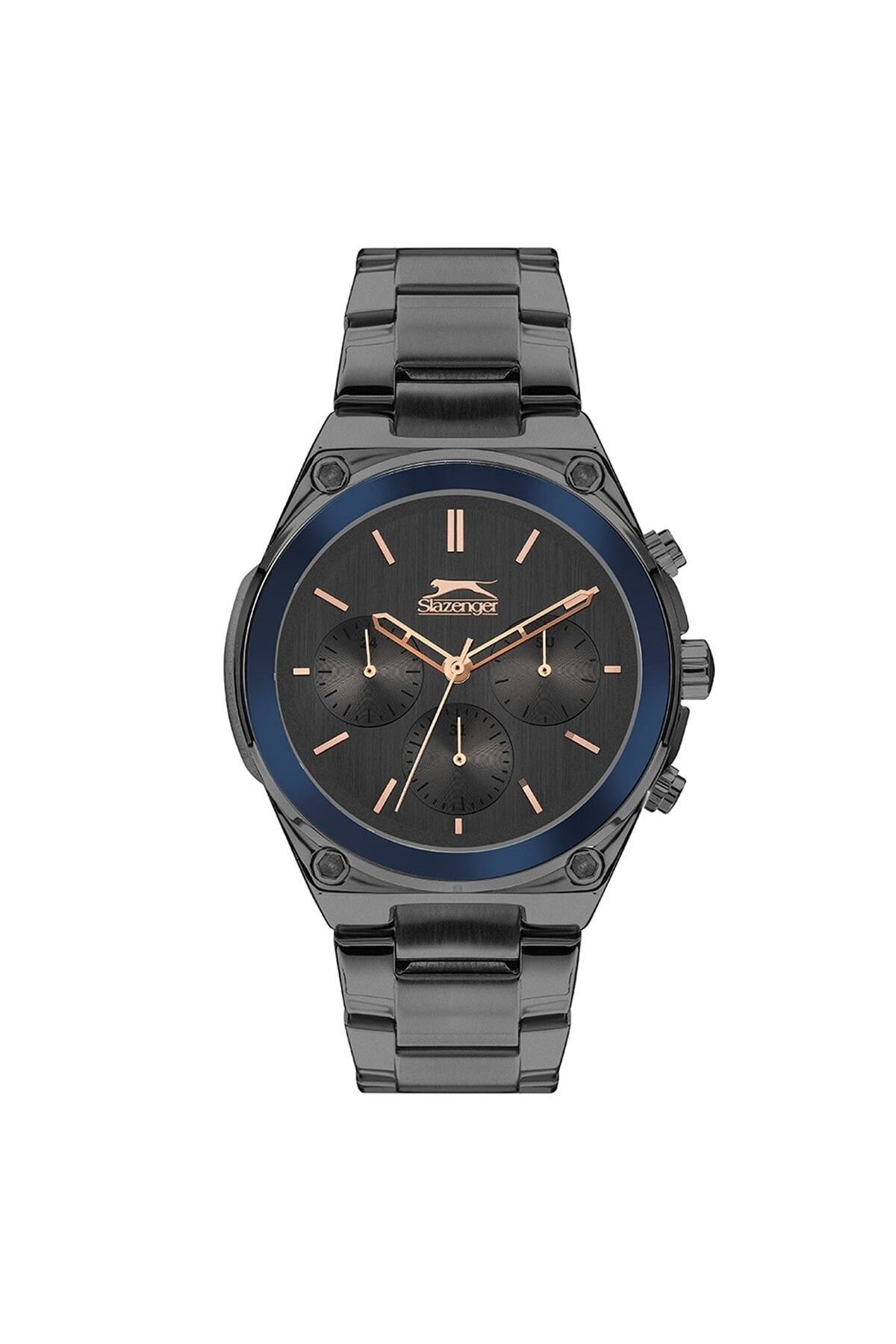 Slazenger Sl.09.2027.2.03 45 mm Siyah Erkek Kol Saati