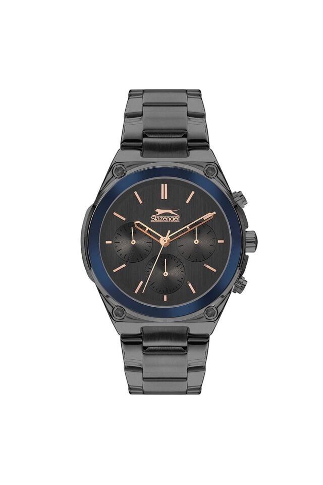 Slazenger Sl.09.2027.2.03 45 mm Siyah Erkek Kol Saati