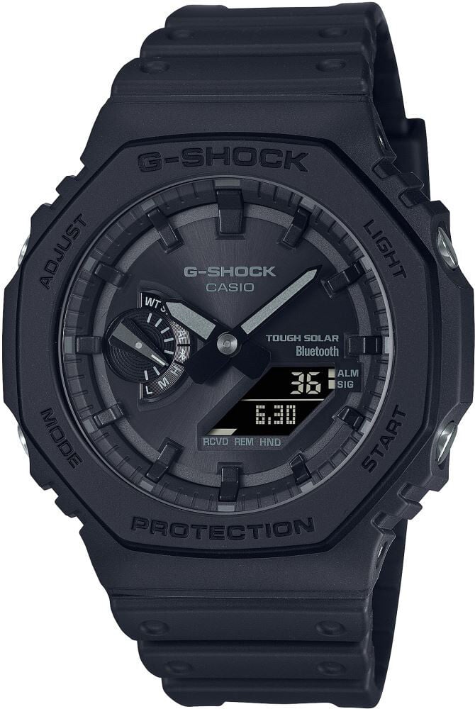 Casio GA-B2100-1A1DR Quartz Analog/Dijital Silikon Siyah 20 ATM 45 mm Erkek Kol Saati