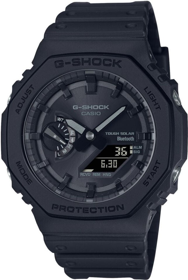 Casio GA-B2100-1A1DR Quartz Analog/Dijital Silikon Siyah 20 ATM 45 mm Erkek Kol Saati