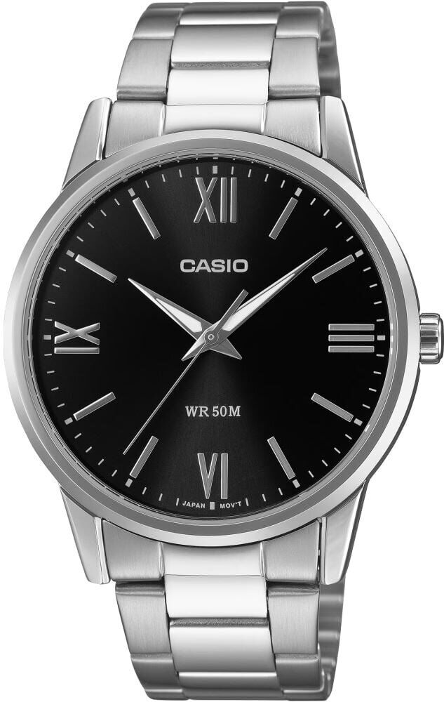Casio MTP-1303DD-1AVDF Quartz Çelik Gri Siyah Kadran 40 mm Erkek Kol Saati