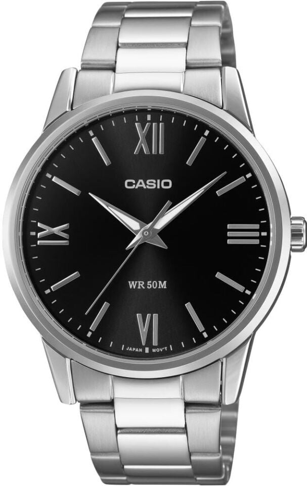 Casio MTP-1303DD-1AVDF Quartz Çelik Gri Siyah Kadran 40 mm Erkek Kol Saati
