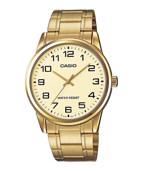 Casio MTP-V001G-9BUDF Quartz Çelik Altın Rengi 38 mm Erkek Kol Saati