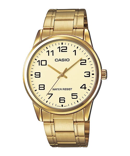 Casio MTP-V001G-9BUDF Quartz Çelik Altın Rengi 38 mm Erkek Kol Saati