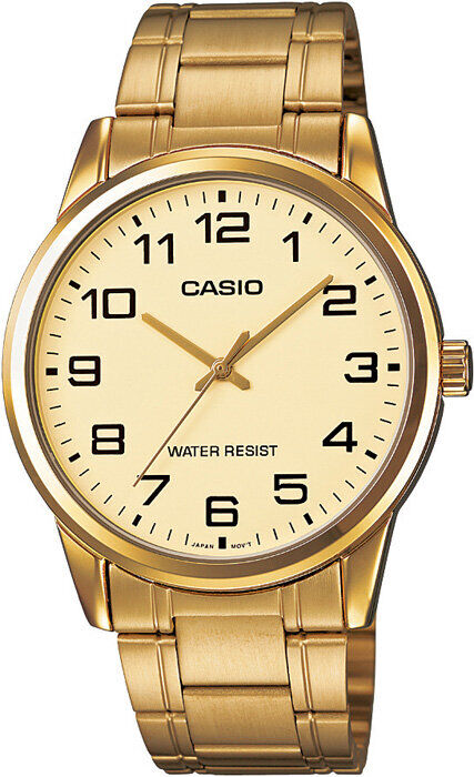 Casio MTP-V001G-9BUDF Quartz Çelik Altın Rengi 38 mm Erkek Kol Saati