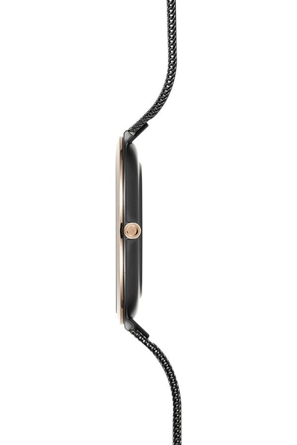 Obaku Denmark V269LXMWMB Quartz Hasır Siyah Beyaz Kadran 36 mm Kadın Kol Saati