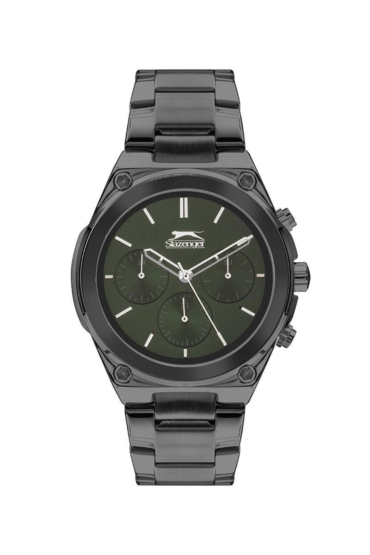 Slazenger Sl.09.2027.2.05 44 mm Siyah Erkek Kol Saati