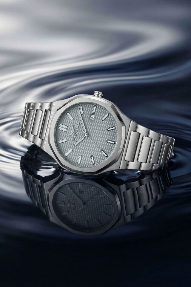 Ferro Gümüş Çelik Kordon Erkek Kol Saati FM40151A-A4