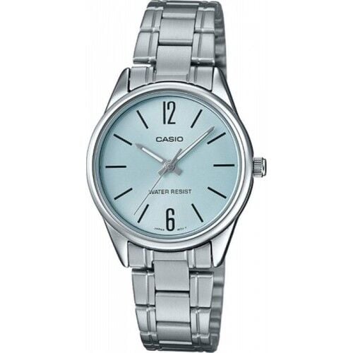 Casio LTP-V005D-2BUDF Quartz Çelik Gri Mavi Kadran 28 mm Kadın Kol Saati