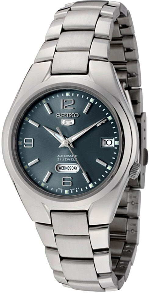 Seiko 5 SNK621K1 Otomatik Çelik Gri Yeşil Kadran 39 mm Erkek Kol Saati