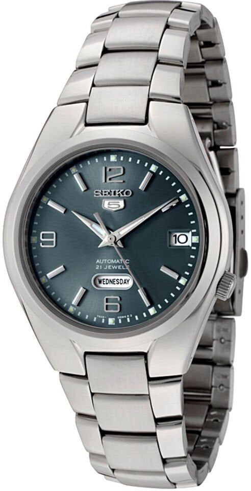 Seiko 5 SNK621K1 Otomatik Çelik Gri Yeşil Kadran 39 mm Erkek Kol Saati