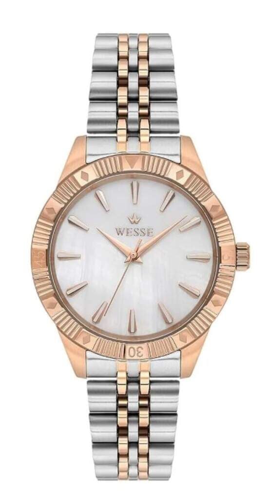 Wesse WWL113504 Quartz Çelik Rose/Gri Sedef Kadran 35 mm Kadın Kol Saati