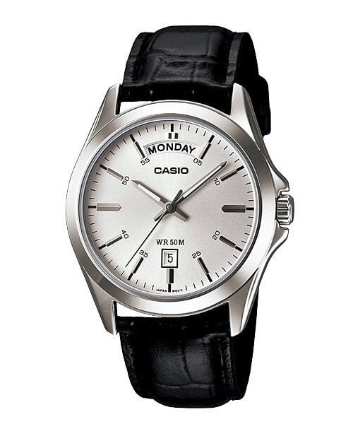 Casio MTP-1370L-7AVDF Quarzt Deri Siyah 40 mm Erkek Kol Saati