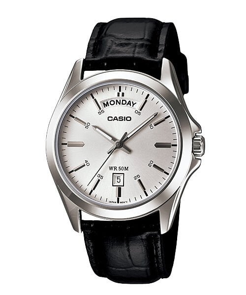 Casio MTP-1370L-7AVDF Quarzt Deri Siyah 40 mm Erkek Kol Saati