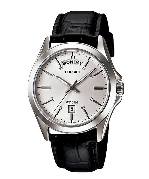 Casio MTP-1370L-7AVDF Quarzt Deri Siyah 40 mm Erkek Kol Saati