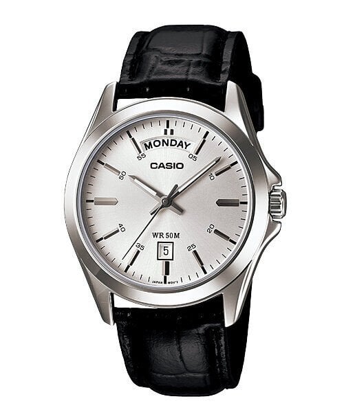 Casio MTP-1370L-7AVDF Quarzt Deri Siyah 40 mm Erkek Kol Saati