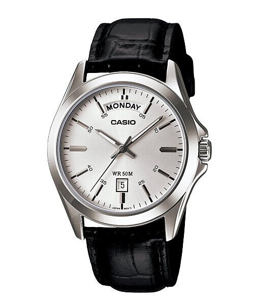 Casio MTP-1370L-7AVDF Quarzt Deri Siyah 40 mm Erkek Kol Saati