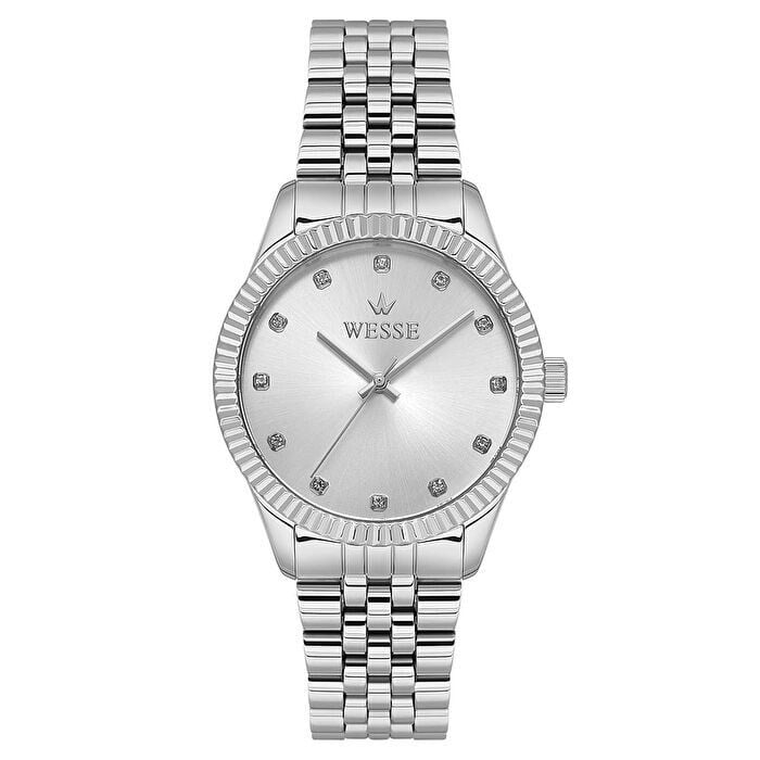 Wesse WWL1088B08 Quartz Çelik Gri 36 mm Kadın Kol Saati