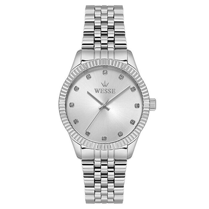 Wesse WWL1088B08 Quartz Çelik Gri 36 mm Kadın Kol Saati